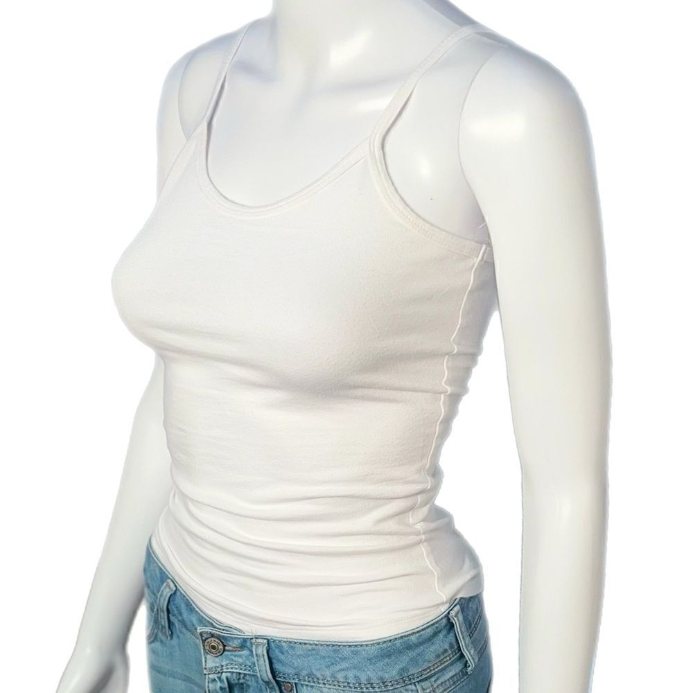 Bozzolo Layering Cami - White (S) - Picture 3 of 11